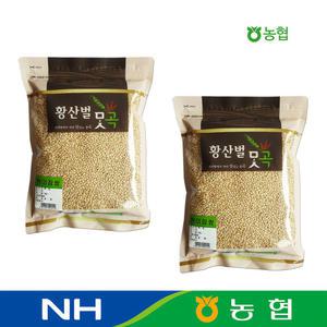 농협 국산 찹쌀현미 2kg (1kg + 1kg) 현미찹쌀