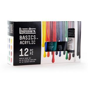 [알파][리퀴텍스]베이직 아크릴물감세트 22mlx12색