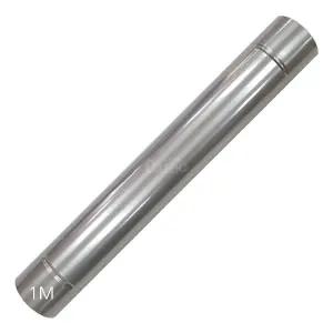 150mm 단관1M /두께0.5mm 스텐연통 화목난로 벽난로 연도 150파이