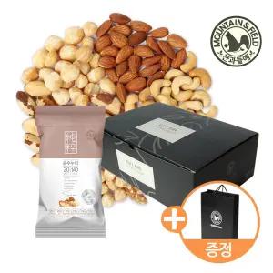 [25년 추석 명절 선물] 순수누리50박스+(대)쇼핑백 /프리미엄 하루견과 선물