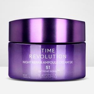 미샤 타임 레볼루션 나이트 리페어 앰플 크림 5X 50ml