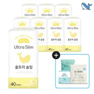 춤추는고래 대용량 슬림 팬티라이너 40P X 7팩 /280매