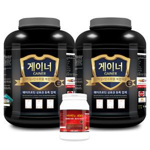 웨이테크 게이너 4kg+4kg 단백질보충제/보충제2통+아미노