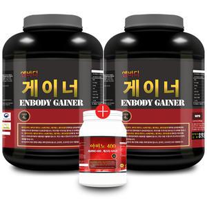 엔바디 게이너 4kg+4kg 단백질보충제/보충제2통+아미노