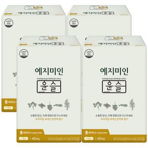 예지미인 윤슬 팬티라이너 롱 40개 4팩 (160개)