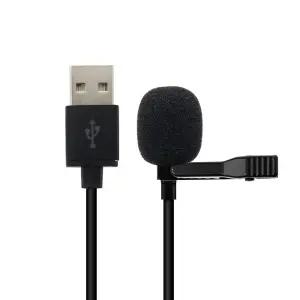 Coms USB 핀 마이크 클립형 1.5M TB329