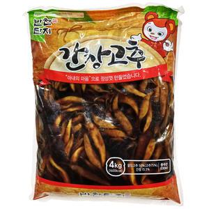 반찬단지 간장 고추 4Kg 고추지 장아찌 이강산닷컴