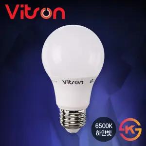 비츠온 LED 전구 8W 주광색 삼파장 램프 벌브