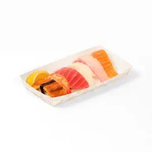 DK-3호 일회용 김밥 떡 포장 사각 종이 접시 트레이 용기 1박스 1000개