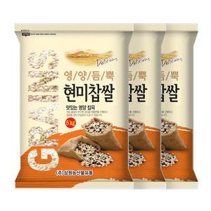 [삼원농산] 현미찹쌀 15kg (5kg/3개)