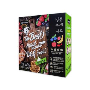 데이스포 명품 강아지 수제사료 과일식단 1kg