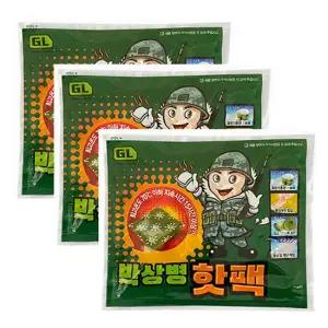 박상병 핫팩 대용량 손난로 150g 30매 군용 국내생산