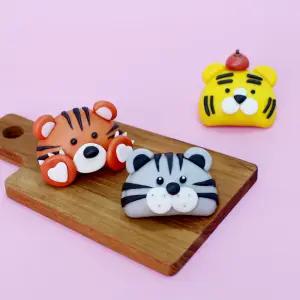 쌀이랑놀자 호랑이 반달떡 만들기 DIY 세트 송편 키트 - 호랑이반달떡 베이직