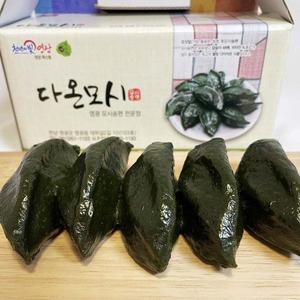 [산정마을]영광직송 모싯잎송편 선물세트 대(찐송편) 100개