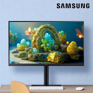 삼성전자 S27B610 27인치 QHD 고해상도 IPS 피벗 세로모니터 컴퓨터모니터 LS27B610EQKXKR 가정용 사무용