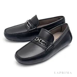 [롯데백화점]페라가모 라프리마 [FERRAGAMO] 페라가모 간치니 오너먼트 드라이버 슈즈 LAGOS NERO 753791
