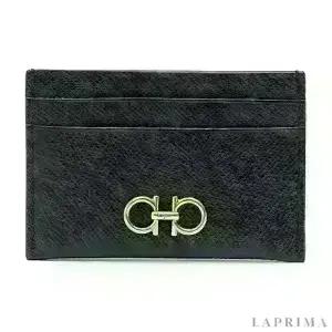 [FERRAGAMO] 페라가모 간치니 카드지갑 22-0007 NERO 742164