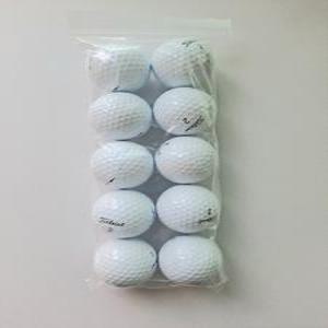 골프공지퍼백(지퍼팩) 10알전용 (100장) - 두께0.08mm