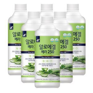 알로에겔 베라250 오리지널 1000mlx6병