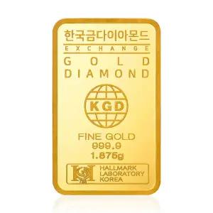 [한국금다이아몬드] *당일출고* 순금 골드바 24K 1.875g 999.9 금시세