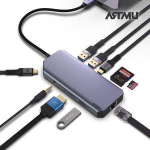 USB C타입 10in1 4K 60hz Gen2 10Gbps 멀티 허브 MH410