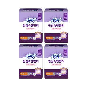 쏘피 안심숙면팬티 특대형 4매, 4개