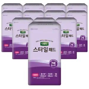 디펜드 스타일 패드 여성 대용량 18매X12팩