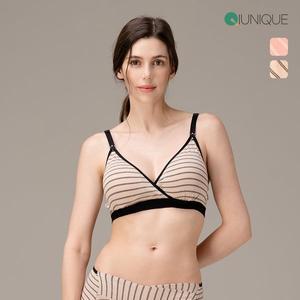 [뉴니끄]면모달 원터치 스트라이프 임산부 수유브라 2color 4size 택1