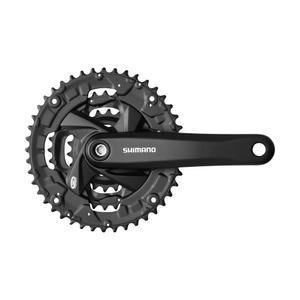 시마노 FC-M371 크랑크 셋/알투스 3x9단 MTB 기어 크랭크 44-32-22T 170mm 블랙/사각BB 호환/체인라인50