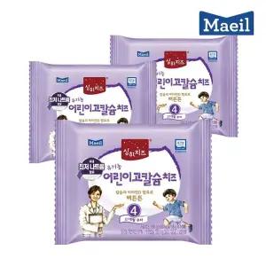상하 유기농 어린이 고칼슘치즈 4단계 80매/치즈/어린이치즈