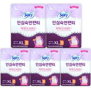 쏘피 안심숙면 팬티 특대형 입는 오버나이트 생리대 팬티형 XL 사이즈 SOFY 20개입