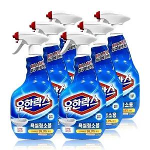 유한락스 욕실청소용 600ml x 6개
