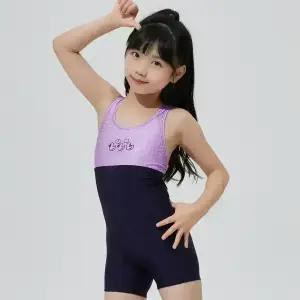 [아레나수영복] 미니덕 아동 2부 반신 레이서백 A5BG1PG81PPL