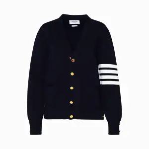 25FW 톰브라운 사선완장 밀라노스티치 가디건 네이비 MKC171A 00219 415