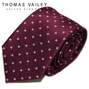 [토마스베일리][THOMAS VAILEY] 토마스베일리 패션넥타이-티쥬스 와인 7cm