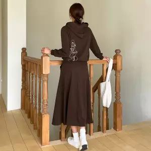 [핑크시슬리] SET/도널드 후드 스커트세트