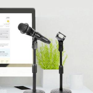 강의용 탁상 테이블 마이크거치대 높이조절 스탠드