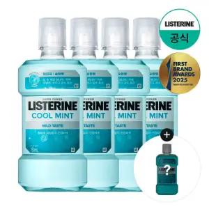 쿨민트 마일드 750ml x4 + 증)토탈케어 플러스 250ml