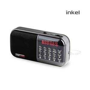 인켈 휴대용 미니 라디오 IK-WR10 야외용 라디오 블랙