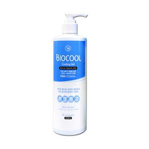 바이오쿨 펌프형 500ml 1개 스포츠 젤 대용량 쿨링젤 아이스겔 마사지젤