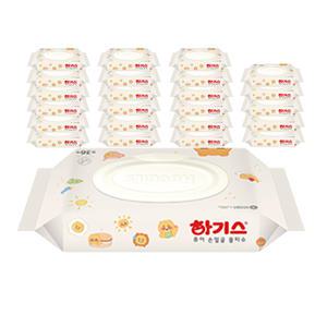 하기스 퓨어 손얼굴물티슈 카카오, 캡형, 36매, 12입, 2개