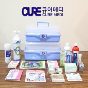 가정에서 산업현장까지 응급상황이 필요한 어디서나 큐어메디 스마트 구급함(1호&2호) 시리즈