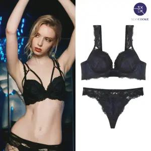 [롯데백화점]섹시쿠키 할로윈 레이스 스트랩 브라 쏭팬티 세트 SCWBZ901SCWPZ903