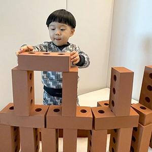 [키즈비전]키비 EVA 벽돌 블럭 (25pcs) 어린이집 유치원 인기교구