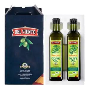 델비엔토 유기농 엑스트라버진 올리브유 500ml 2P 선물세트 안전포장