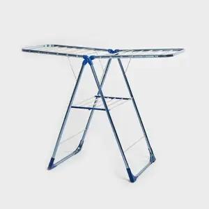 튼튼한 알루미늄 프레임 접이식 빨래 건조대 - 메탈 대형