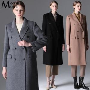 [모리모리스(Morry Morris)] 모던시크 핸드메이드 더블버튼 울코트