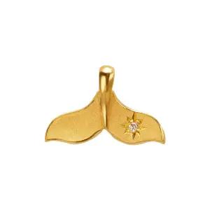갤러리아 여자 순금 펜던트 무광 고래 꼬리 큐 24K 1.875g