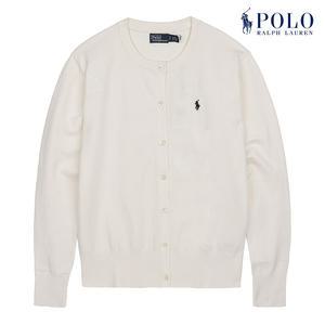 [POLO RALPH LAUREN] 폴로 랄프로렌 여성 코튼 블렌드 가디건 내추럴