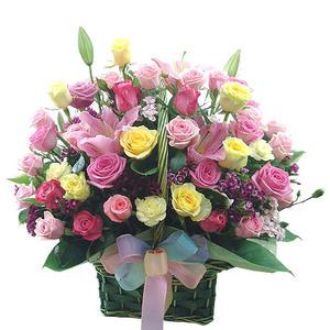 순전히 어여쁜 그대 꽃바구니 ◐꽃도매점에서 싱싱한 꽃으로 배송 ◑싱싱한 화분만 제공